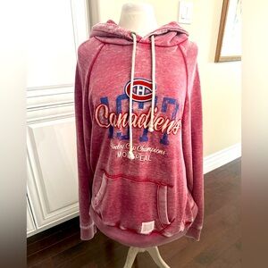 The Original Retro Brand Men’s Sz XXL Red Hoodie Montreal Canadiens 1977 Champs